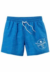 Chiemsee Badeshorts Melange mit Logodruck, seitliche günstig online kaufen