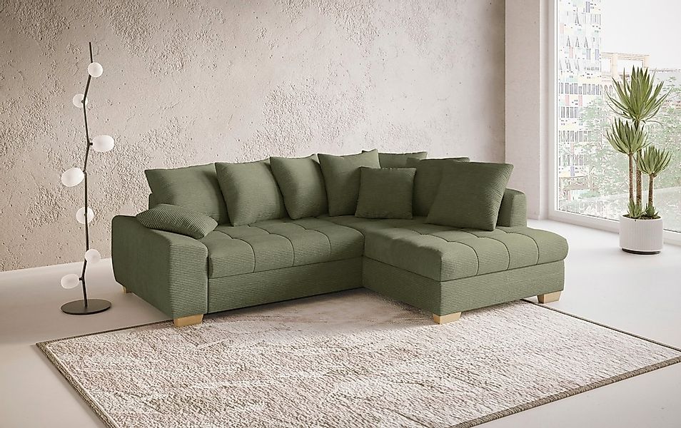 Mr. Couch Ecksofa "Nikita II, L-Form" Wahlweise mit Bettfunktion, Bettkaste günstig online kaufen