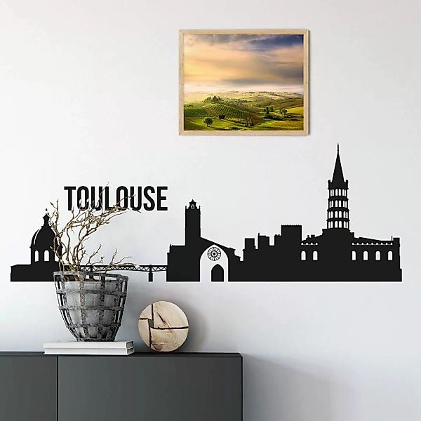 Wall-Art Wandtattoo "XXL Stadt Skyline Toulouse 120cm", (1 St.) günstig online kaufen