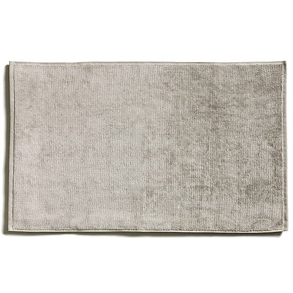 Möve Badematten Bamboo Luxe - Farbe: silver grey - 823 - 50x80 cm günstig online kaufen