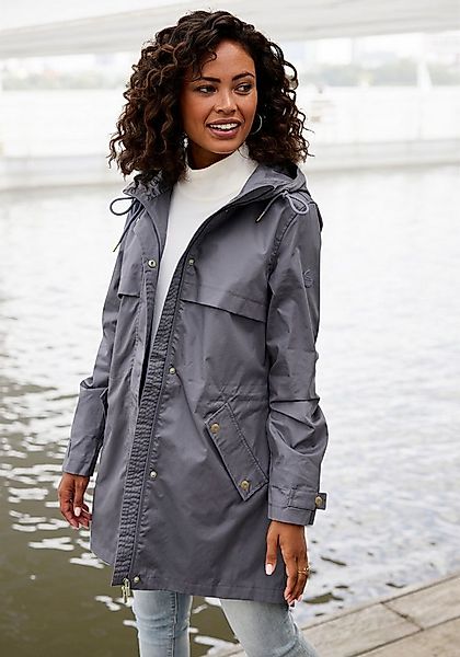 French Connection Outdoorjacke Saumschlitz mit Druckknöpfen auf der Rücksei günstig online kaufen