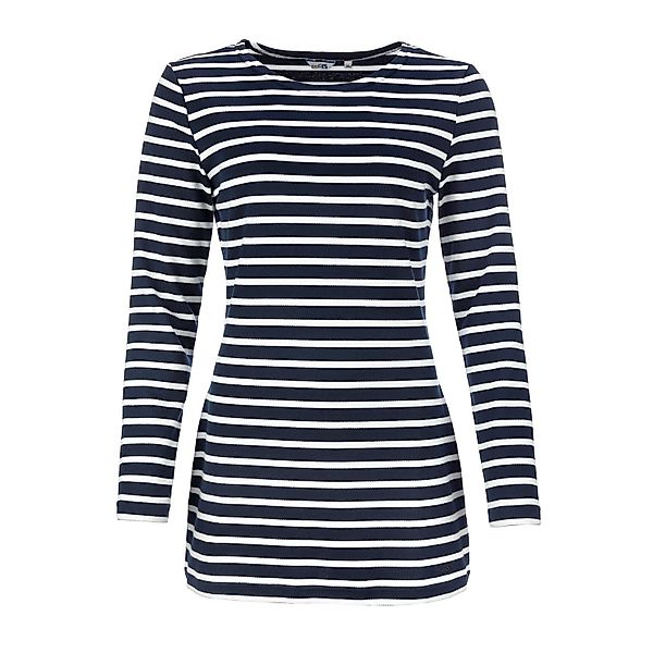 modAS Langarmshirt Damen Long-Shirt Streifen Maritim günstig online kaufen