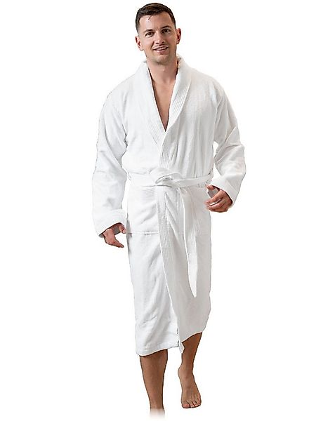 SIEGENTHAL Herrenbademantel Bademantel Herren Schalkragen Knielang, Schalkr günstig online kaufen