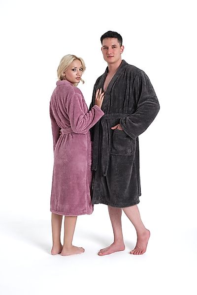 my home Unisex-Bademantel Lillou Kimono, ideal günstig online kaufen