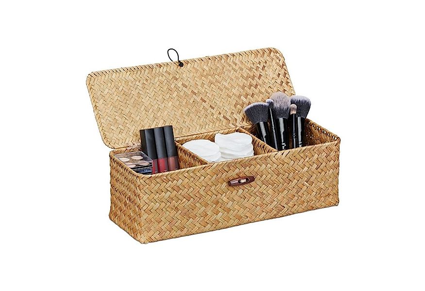 relaxdays Aufbewahrungsbox mit Deckel günstig online kaufen