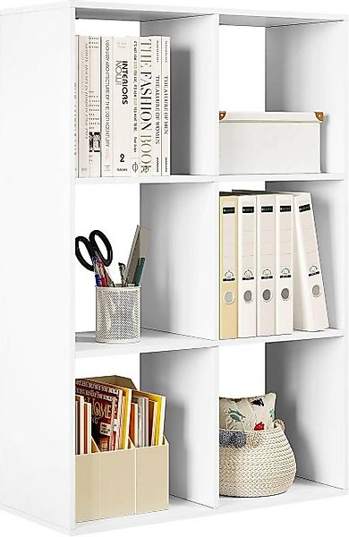 Woltu Bücherregal, 1-tlg., mit 3 Ebenen günstig online kaufen