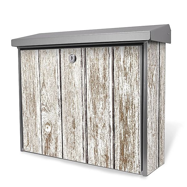 Banjado Briefkasten Edelstahl 38.5x31.5x12cm Ohne Zeitungsfach Inkl. Montag günstig online kaufen