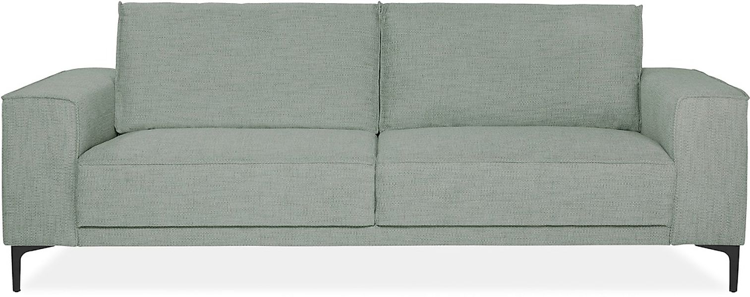 Places of Style 3-Sitzer "3er Sofa Oland, Struktur, Flachgewebe, Luxus-Micr günstig online kaufen