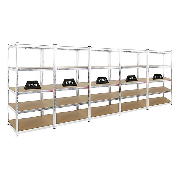 PROREGAL Mega Deal 5x Schwerlastregal Ragnar HxBxT 180 x 90 x 60 cm Fachlas günstig online kaufen