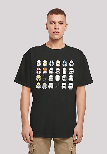 F4NT4STIC T-Shirt "Star Wars Stormtrooper Helmets CAD" Print günstig online kaufen