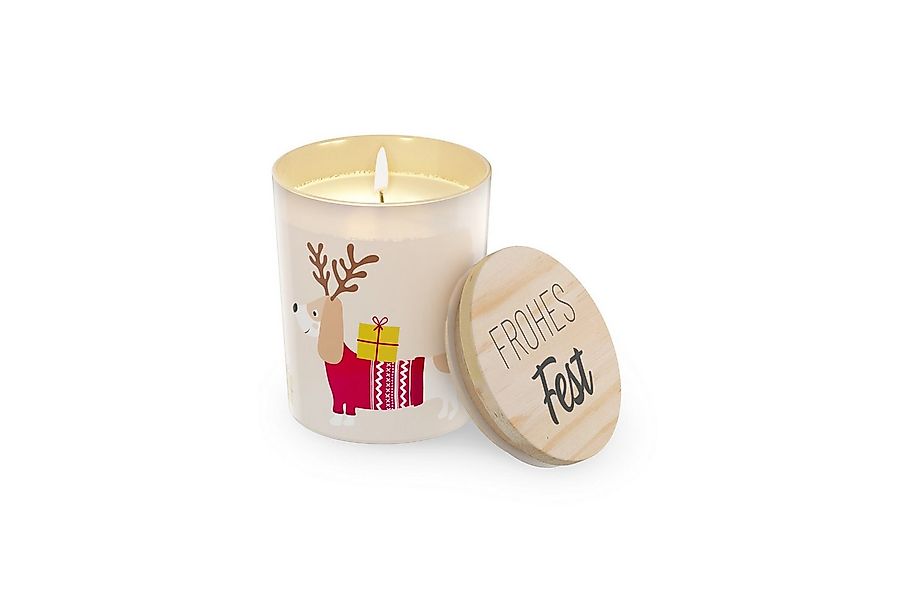 La Vida Duftkerze Kerze Duftkerze Glas m Deckel Vanille Geschenk Weihnachte günstig online kaufen