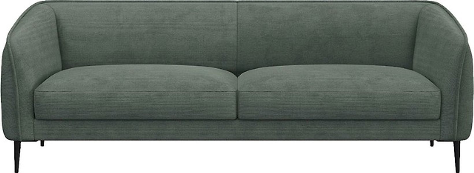FLEXLUX 3-Sitzer »Belle Designsofa, Couch, bequem durch Kaltschaum im Sitz« günstig online kaufen