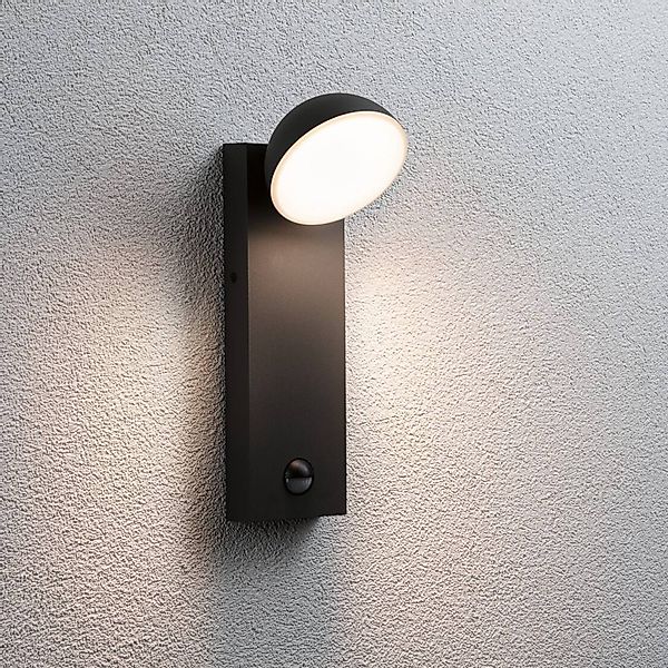 Paulmann LED Außen-Wandleuchte »Puka IP44 rund 110x125mm 3000K 8,5W 460lm 2 günstig online kaufen