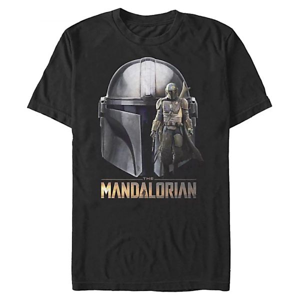Star Wars - The Mandalorian - Mandalorian Mando Head - Männer T-Shirt günstig online kaufen