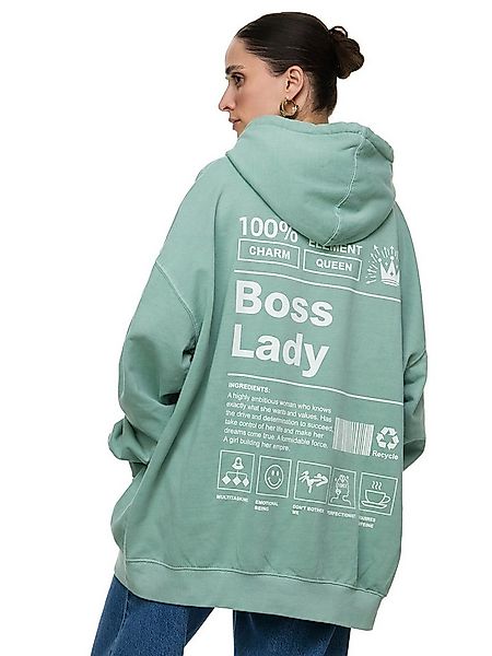 Worldclassca Hoodie Worldclassca Oversized Print Boss Lady Hoodie Kapuzenpu günstig online kaufen