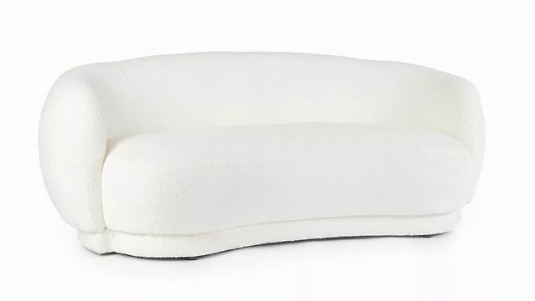 Bizzotto Sofa Sofa Tecla aus Boucle-Stoff, Natur günstig online kaufen