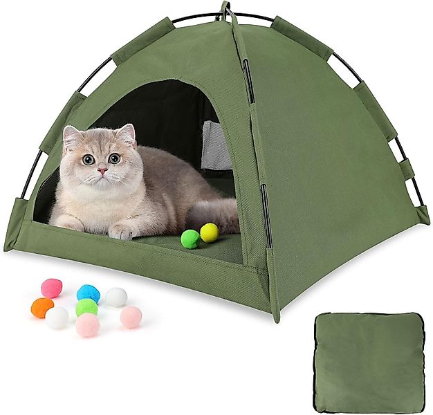 Heyork Tierbett Katzenzelt mit Kissen für günstig online kaufen