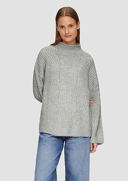 s.Oliver Longpullover Strickpullover Relaxed Fit Pullover aus Alpakamix günstig online kaufen