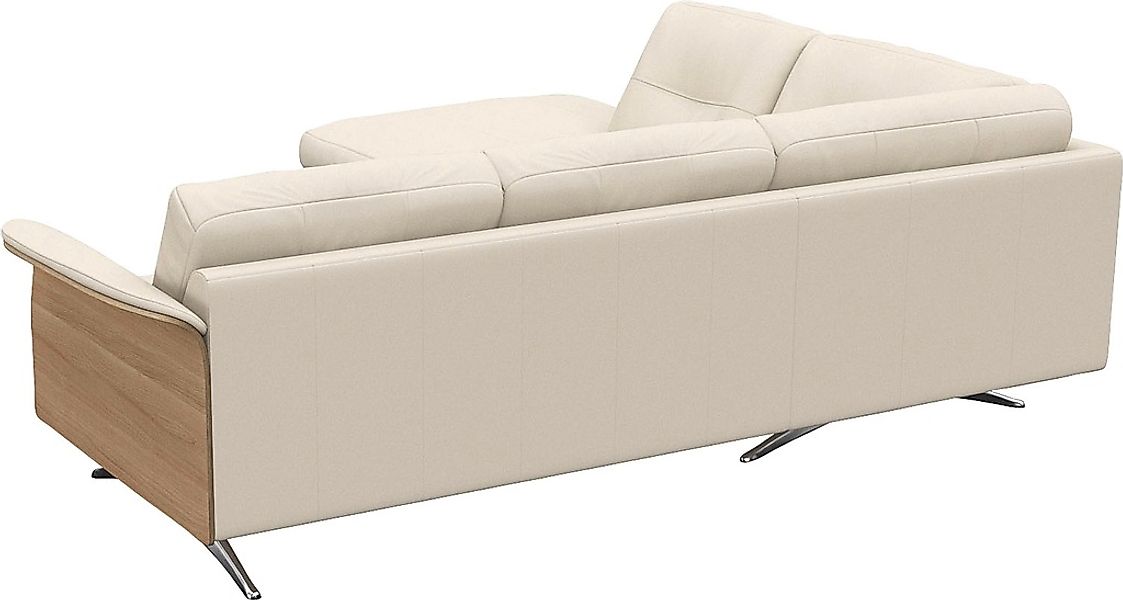 FLEXLUX Ecksofa "Glow, super bequem durch hochwertigem Sitzaufbau mit Feder günstig online kaufen