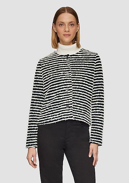 s.Oliver Funktionsjacke Indoor-Jacke Jacke mit Musterstruktur günstig online kaufen