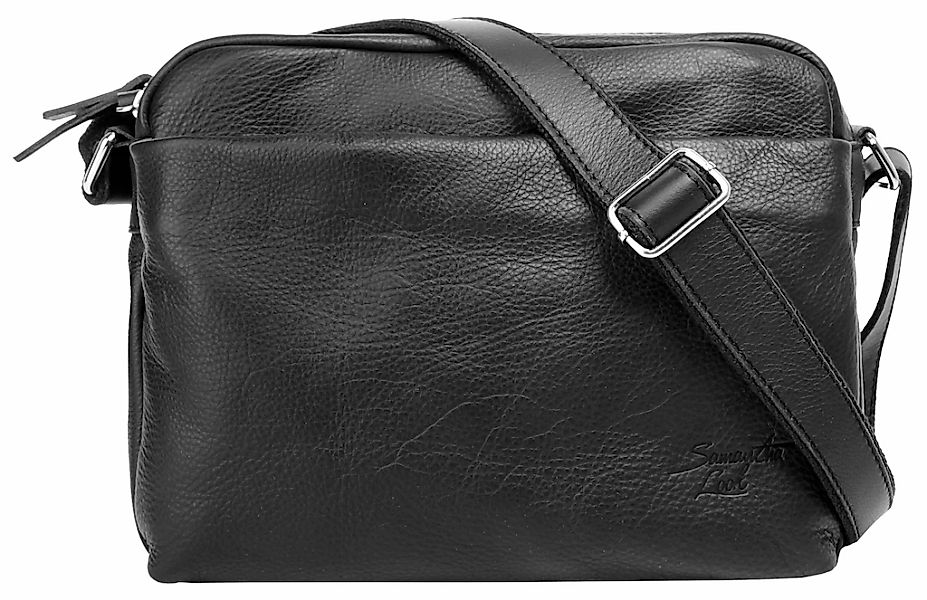Samantha Look Umhängetasche echt Leder, Made in Italy günstig online kaufen