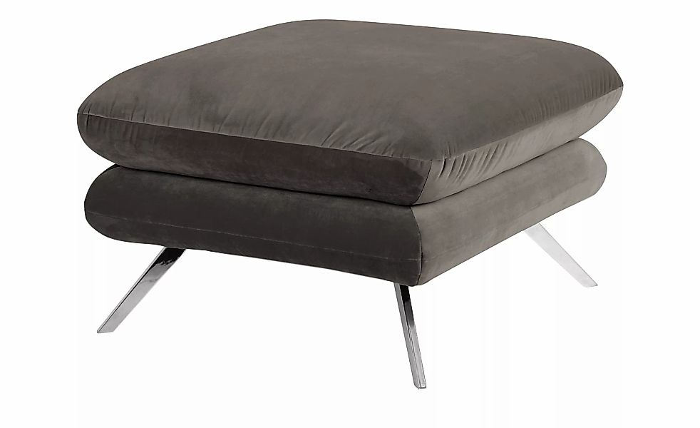 Jette Home Hocker  Caldara ¦ grau ¦ Maße (cm): B: 70 H: 45 T: 70 Polstermöb günstig online kaufen