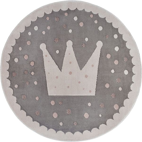 HANSE Home Kinderteppich Adventures Crown, rund, günstig online kaufen