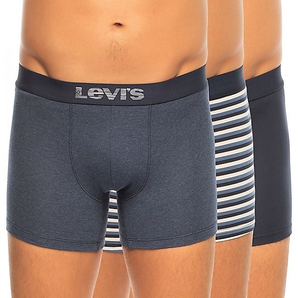 Levi's 3-er Set Boxer Briefs Blau gestreift günstig online kaufen
