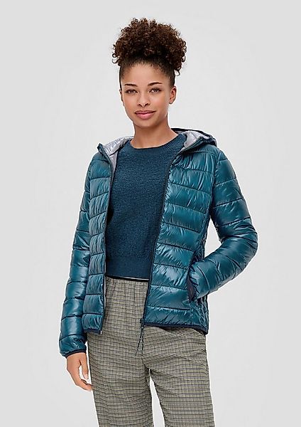 QS Winterjacke Outdoor-Jacke Steppjacke mit Kapuze günstig online kaufen