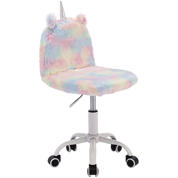WAHSON OFFICE CHAIRS Kinderstuhl Schreibtischstuhl Bunte Kunstpelz Weiche günstig online kaufen