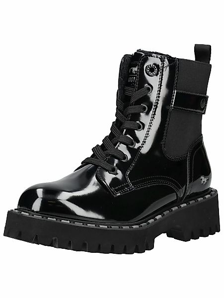 Mustang Shoes Schnürstiefelette "Mustang Shoes Stiefelette Lederimitat/Text günstig online kaufen