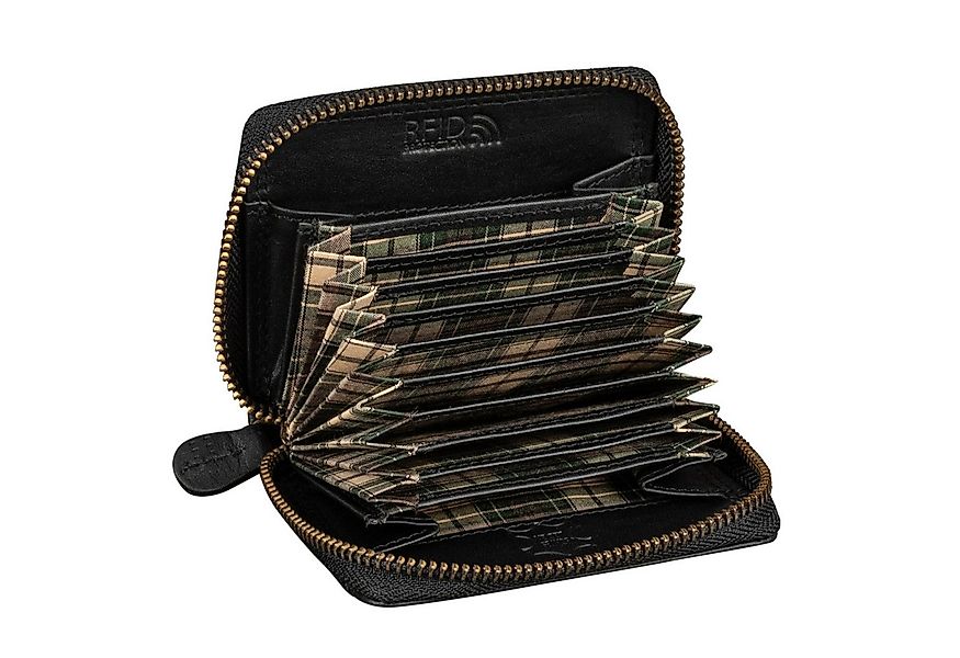 Benthill Kartenetui Echt Leder Kartenbörse für Kreditkarten RFID Karten Gel günstig online kaufen