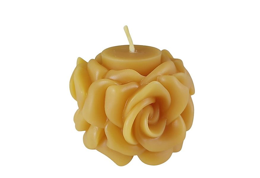 Aspinaworld Formkerze Bienenwachskerze - Rosen Kerze 6 cm -100% Bienenwachs günstig online kaufen