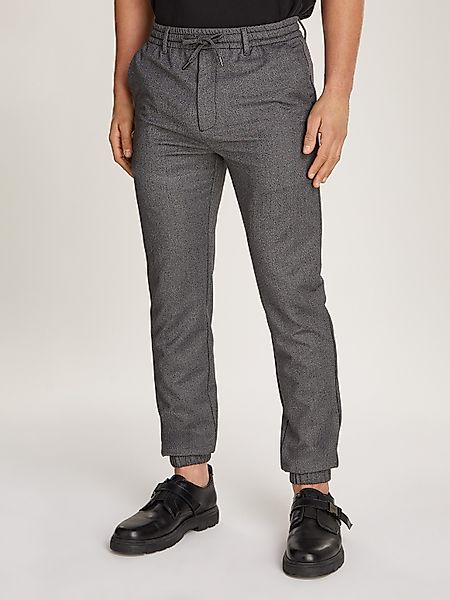 Calvin Klein Relaxhose "WOOL-BLEND-STRETCH S&P JOGGER" mit Kordelzug günstig online kaufen