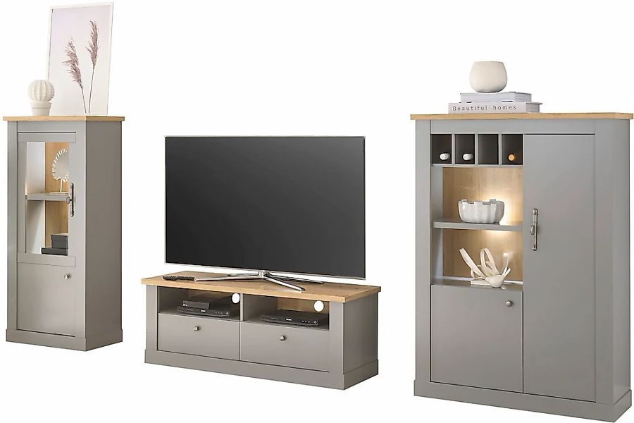 Home affaire Wohnwand "Chambord" 3 Stk. tlg. günstig online kaufen