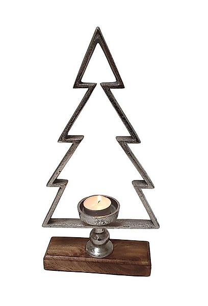 sesua Teelichthalter Teelichthalter Tannenbaum 33 cm Kerzenständer Weihnach günstig online kaufen