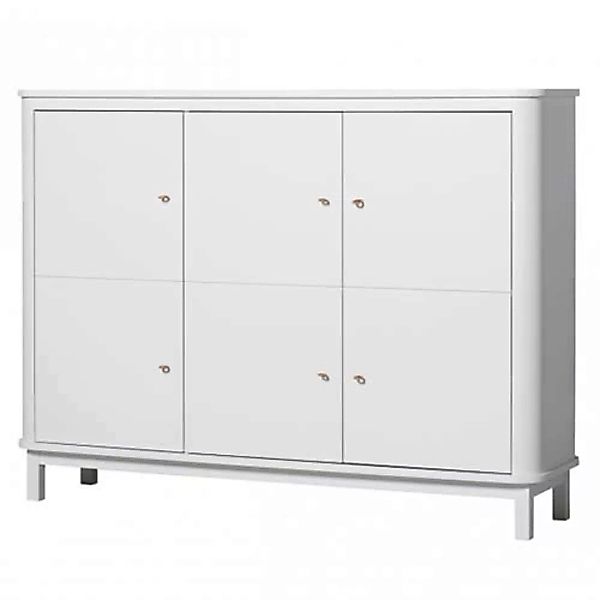 Oliver Furniture Sideboard Multi-Schrank Wood Weiß günstig online kaufen