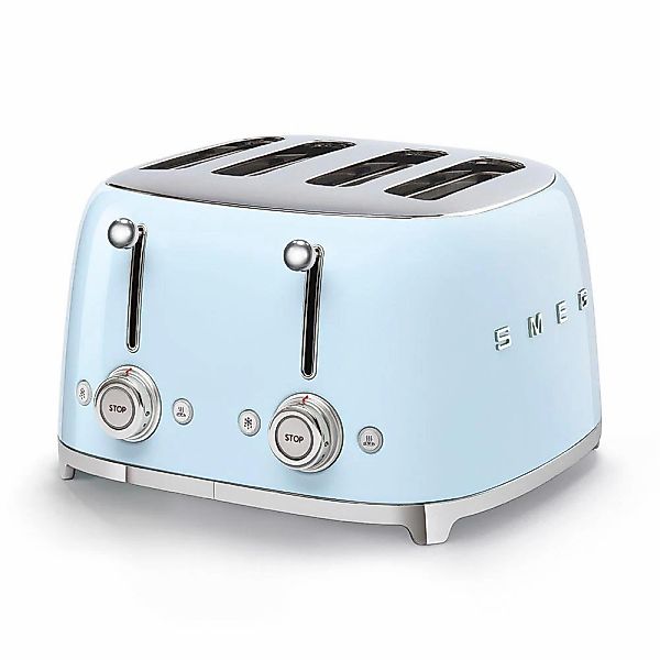 Smeg Toaster "TSF03PBEU" 4 kurze Schlitze 3000 W günstig online kaufen