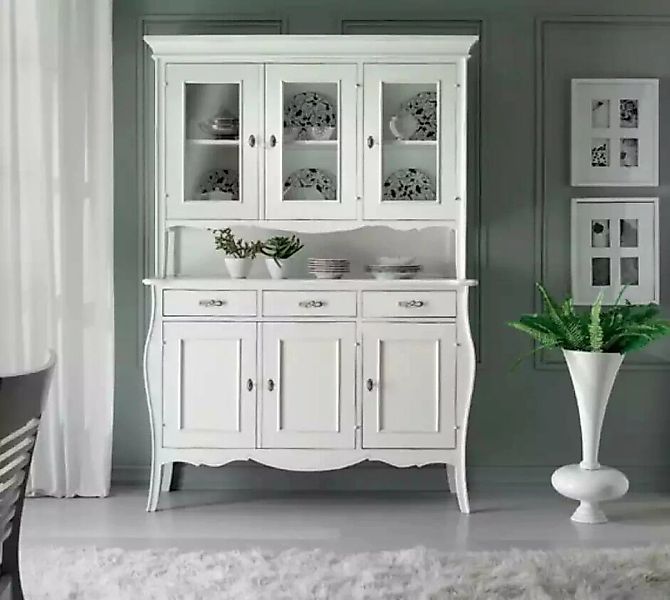 JVmoebel Vitrine Design Möbel Italienische Weiß Vitrine Holz Luxus Schränke günstig online kaufen