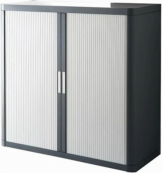 PAPERFLOW Aktenschrank Rollladenschrank BxTxH 110x41,5x104,5cm 2 Böden anth günstig online kaufen