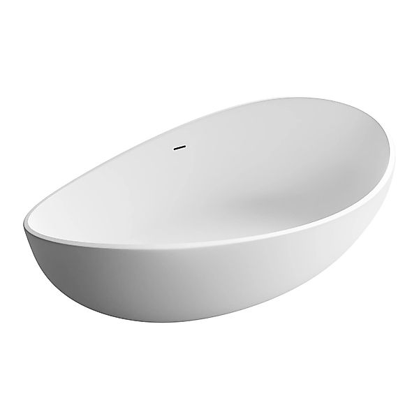 Bernstein Freistehende Badewanne WAVE Acryl Weiß Matt 180x110x62 cm günstig online kaufen