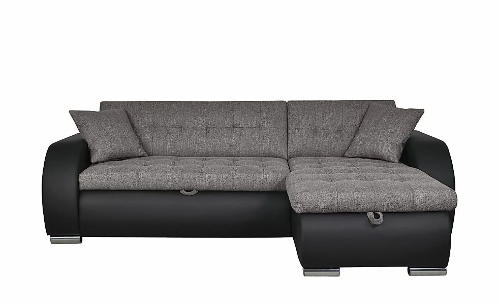 Ecksofa  Aries ¦ grau ¦ Maße (cm): B: 242 H: 80 T: 161 Polstermöbel > Sofas günstig online kaufen