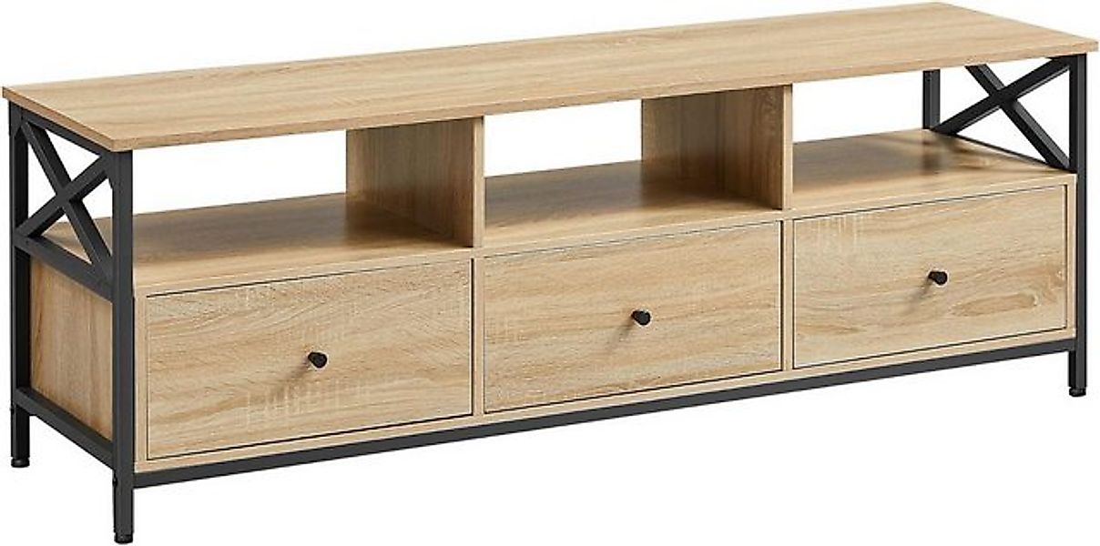 Best for Home TV-Schrank Moderner TV-Schrank in Sonoma – mit Ablagen und Sc günstig online kaufen
