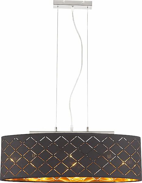 GLOBO LIGHTING Hängeleuchte »HÄNGELEUCHTE METALL NICKEL«, Leuchtmittel E27 günstig online kaufen