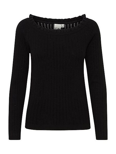 Ichi Strickpullover MAFA (1-tlg) Lochmuster günstig online kaufen