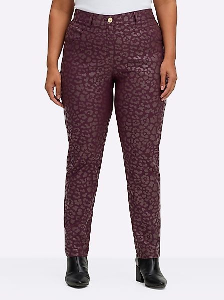 Sheego Jerseyhose Bengalinhose Innenbeinlänge ca. 76 günstig online kaufen