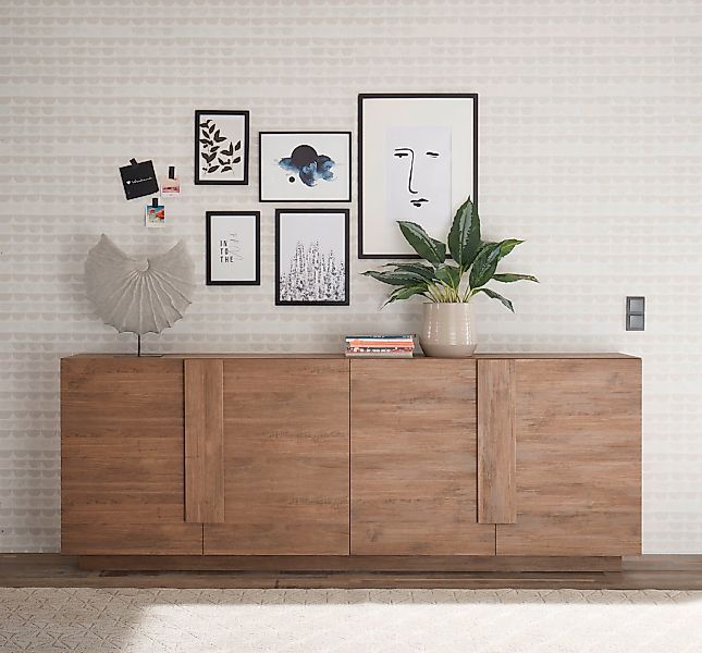 INOSIGN Sideboard "Jupiter, Breite 241 cm, Kommode 4 Türen - Soft Closing, günstig online kaufen