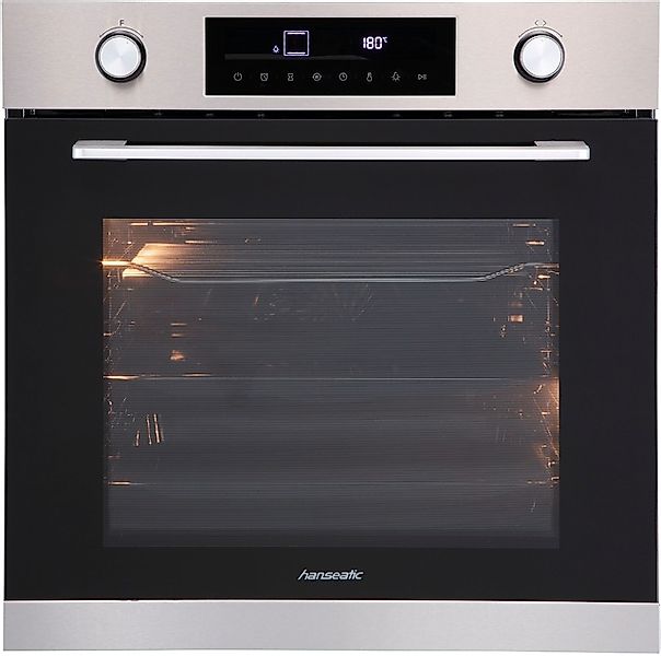 Hanseatic Einbaubackofen »HBO7212A1«, Aqua-Reinigungsfunktion, Auftaufunkti günstig online kaufen