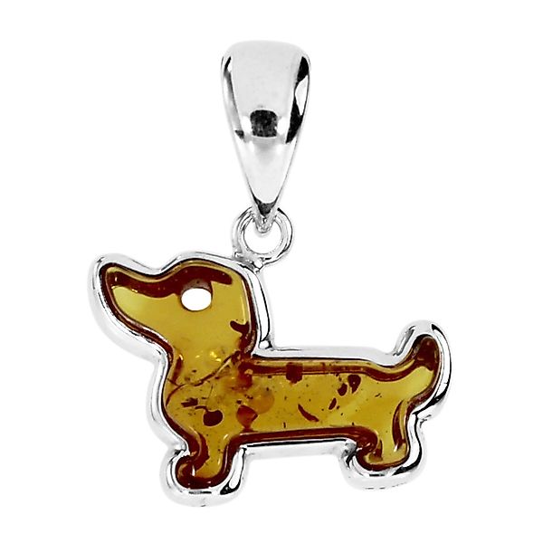 OSTSEE-SCHMUCK Kettenanhänger - Dackel - Silber günstig online kaufen