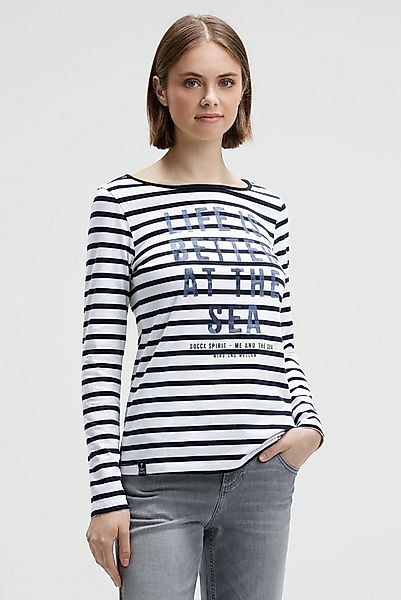 SOCCX Rundhalsshirt mit U-Boot-Ausschnitt günstig online kaufen